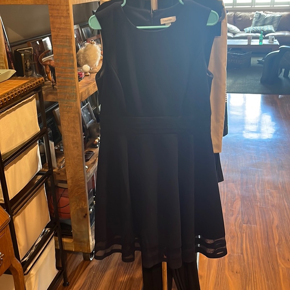 Calvin Klein navy blue dress